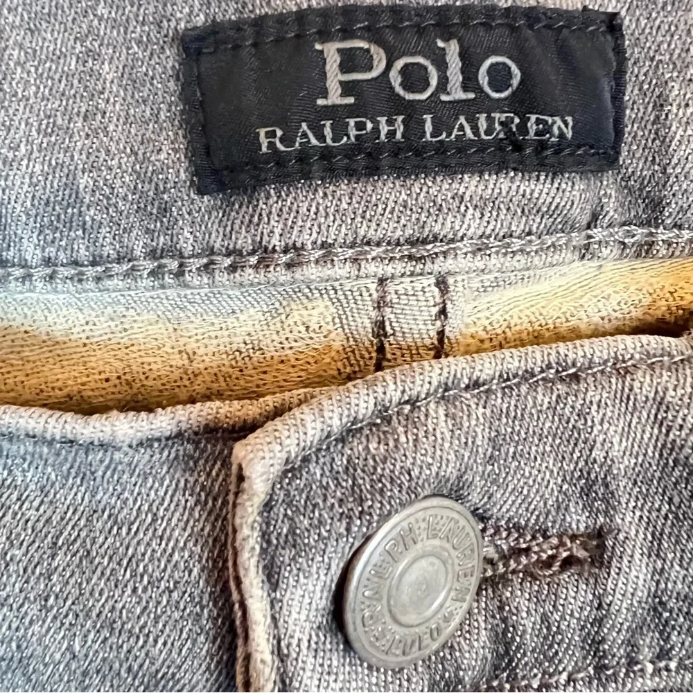 Polo Ralph Lauren Men’s The Sullivan Grey Rope Dyed Slim Jeans Size 35 NWT